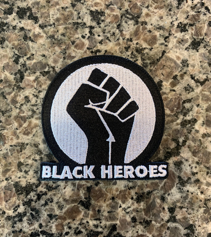 Black Heroes Fist Patch