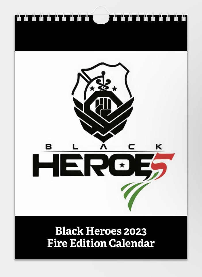 2023 Black Heroes Fire Edition Calendar