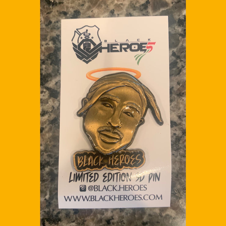 Tupac Shakur/Nipsey Hussle/Kobe Bryant Pin Set
