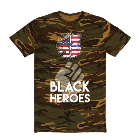 Original Logo Black Heroes T-Shirt (Camo)